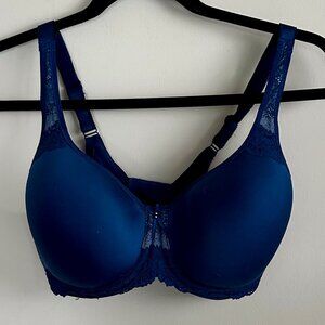 WACOAL Basic Benefits Contour Lace Bra Blue 32F(DDD)